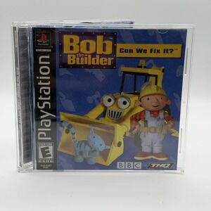Bob The Builder Can We Fix It Sony PlayStation PS1 Game E THQ NTSC-U/C CIB
